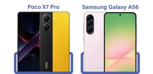 مقایسه گوشی Samsung Galaxy A56 و Poco X7   Pro کدام یک انتخاب بهتری است؟