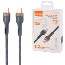 کابل Type C به Type C الدینیو LDNIO LC641C PD65W طول 1 متر توان 65 وات